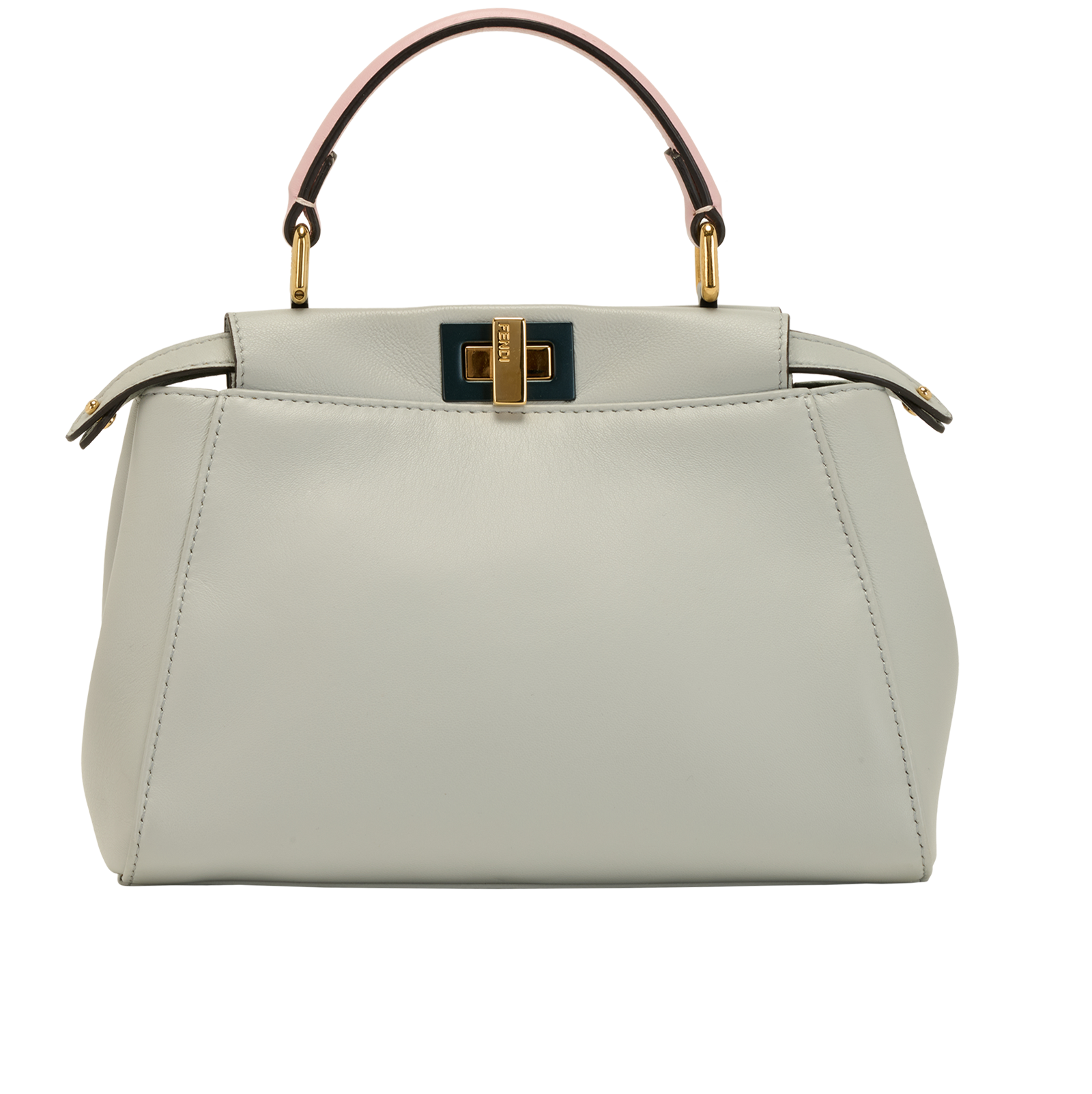 Mini Peekaboo, &pound;1,100, Handbags, Blue/Pink, Leather, Back view